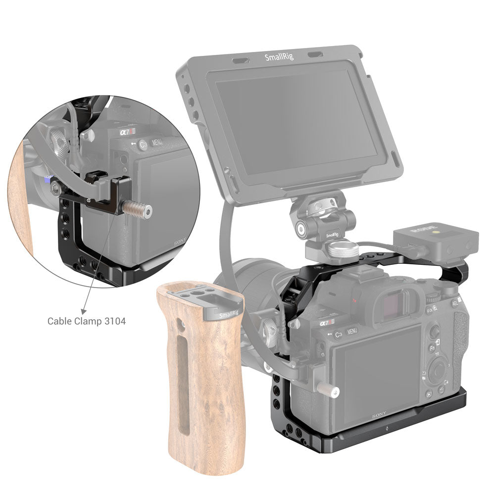 SmallRig 2918 Cage – für Sony A7 III, A7R III, A9 – Schwarz