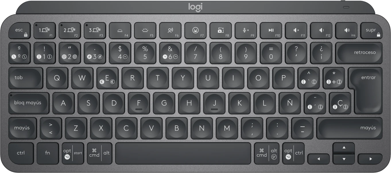 Logitech MX Keys Mini für Business – Tastatur, ES-Layout (ES), Graphit