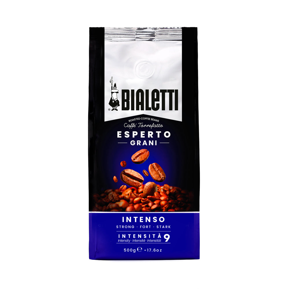 Bialetti Intenso – Kaffeebohnen – Café Crème, Intensität 9, 500 g