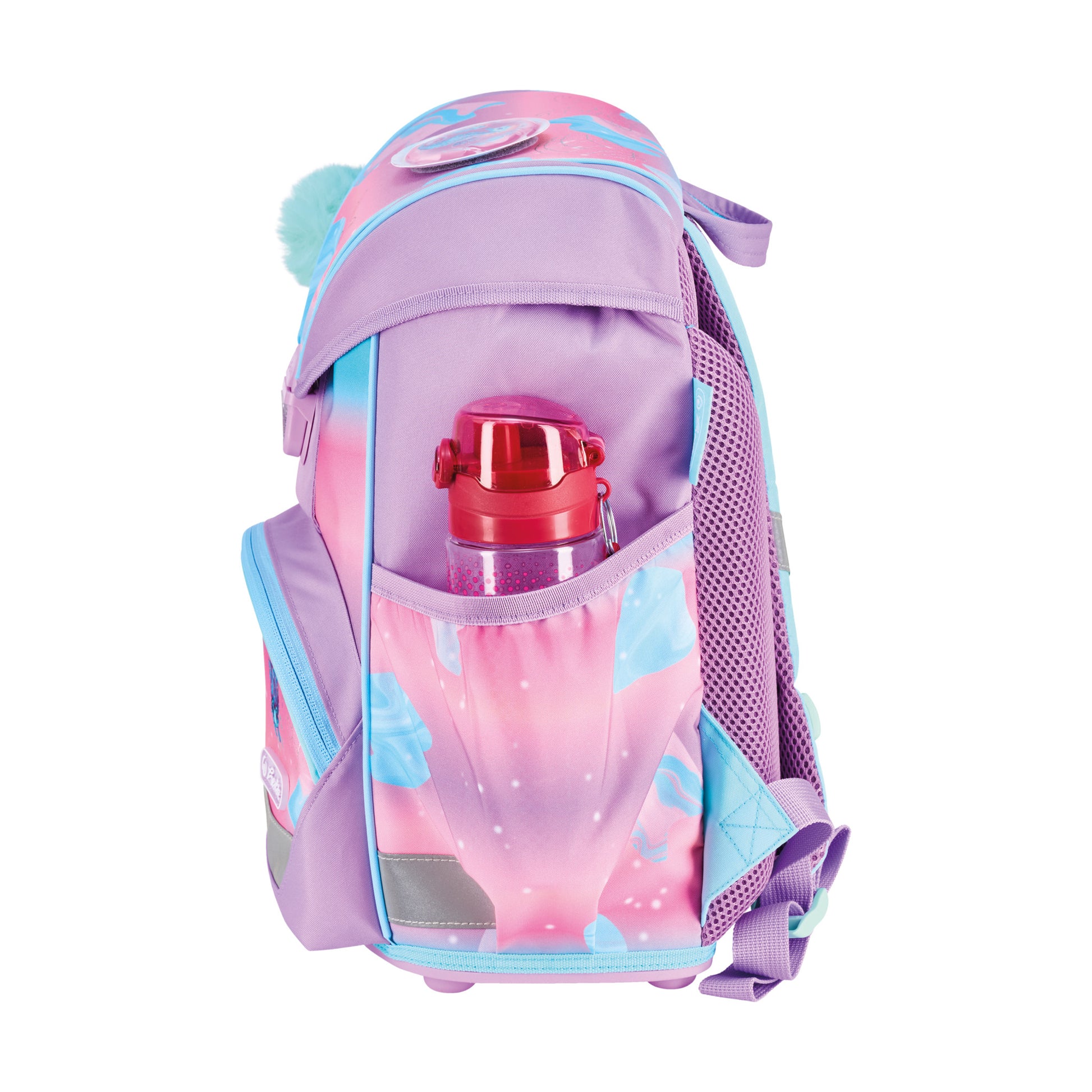 Herlitz UltraLight Plus – Schulrucksack-Set, Ocean Lights, 16 l, 28×36×21 cm