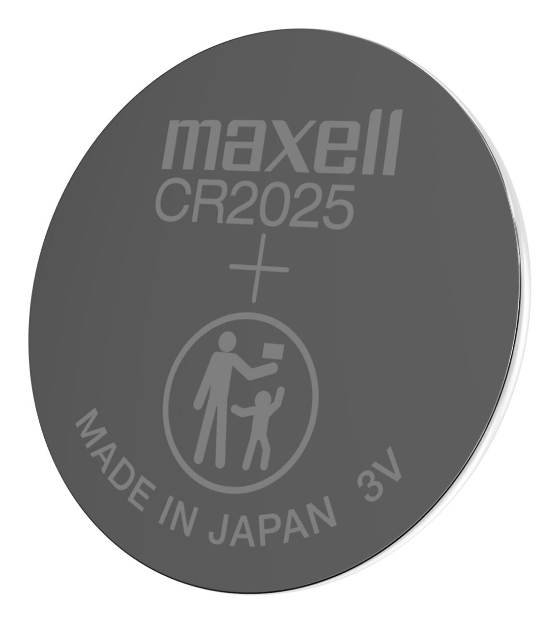 Maxell Knopfzellen CR2025, Lithium-Mangandioxid, 3 V – 2 Stk.