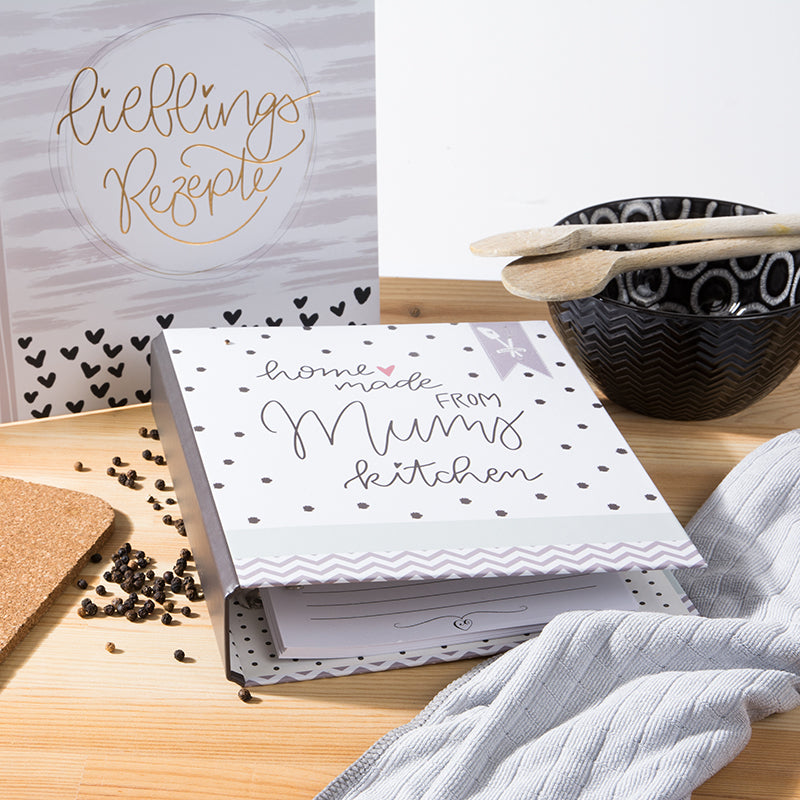 Goldbuch Homemade Rezeptordner – für 21 × 22 cm – weiss