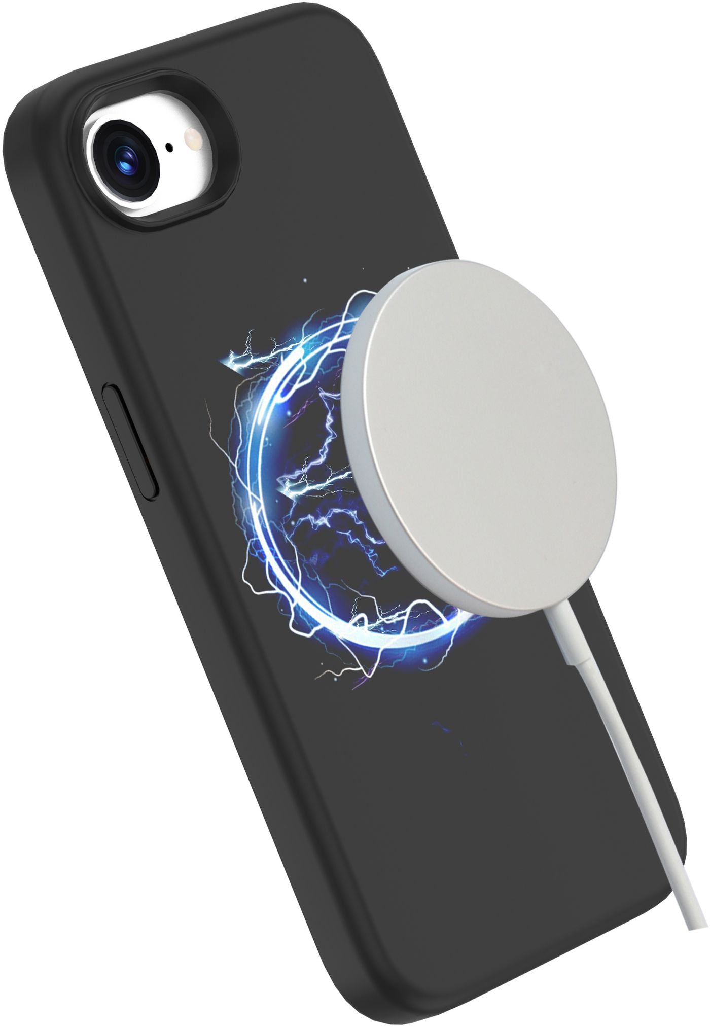 eSTUFF INFINITE ROME Backcover – für iPhone, PC+Silikon, Schwarz