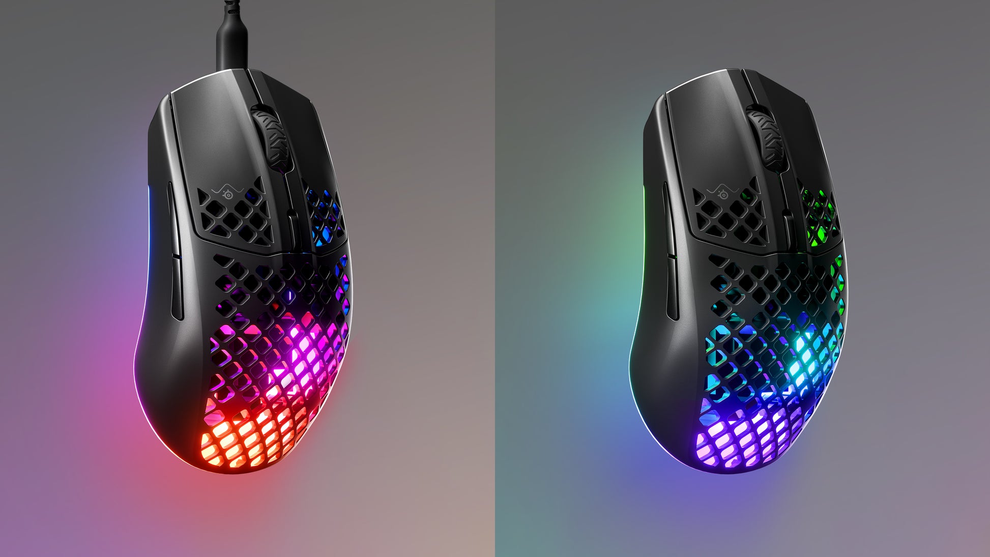 SteelSeries Aerox 3 – Gaming-Maus – Kabelgebunden (USB-C), 8500 DPI, RGB-Beleuchtung, rechts, Schwarz