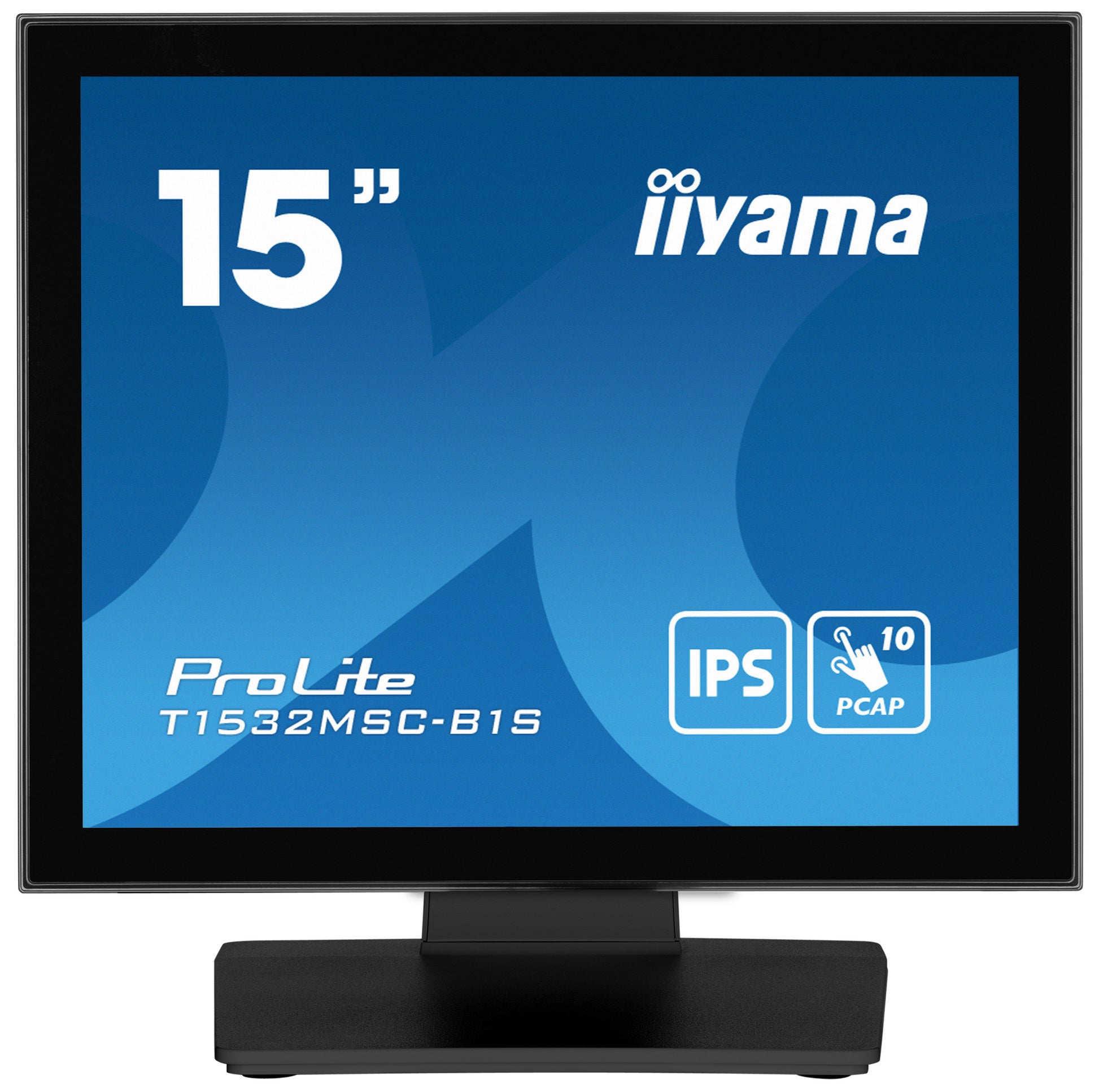 iiyama 15" XGA PCAP 10-Finger-Touch – HDMI, DisplayPort, Randlos, 330 cd/m²