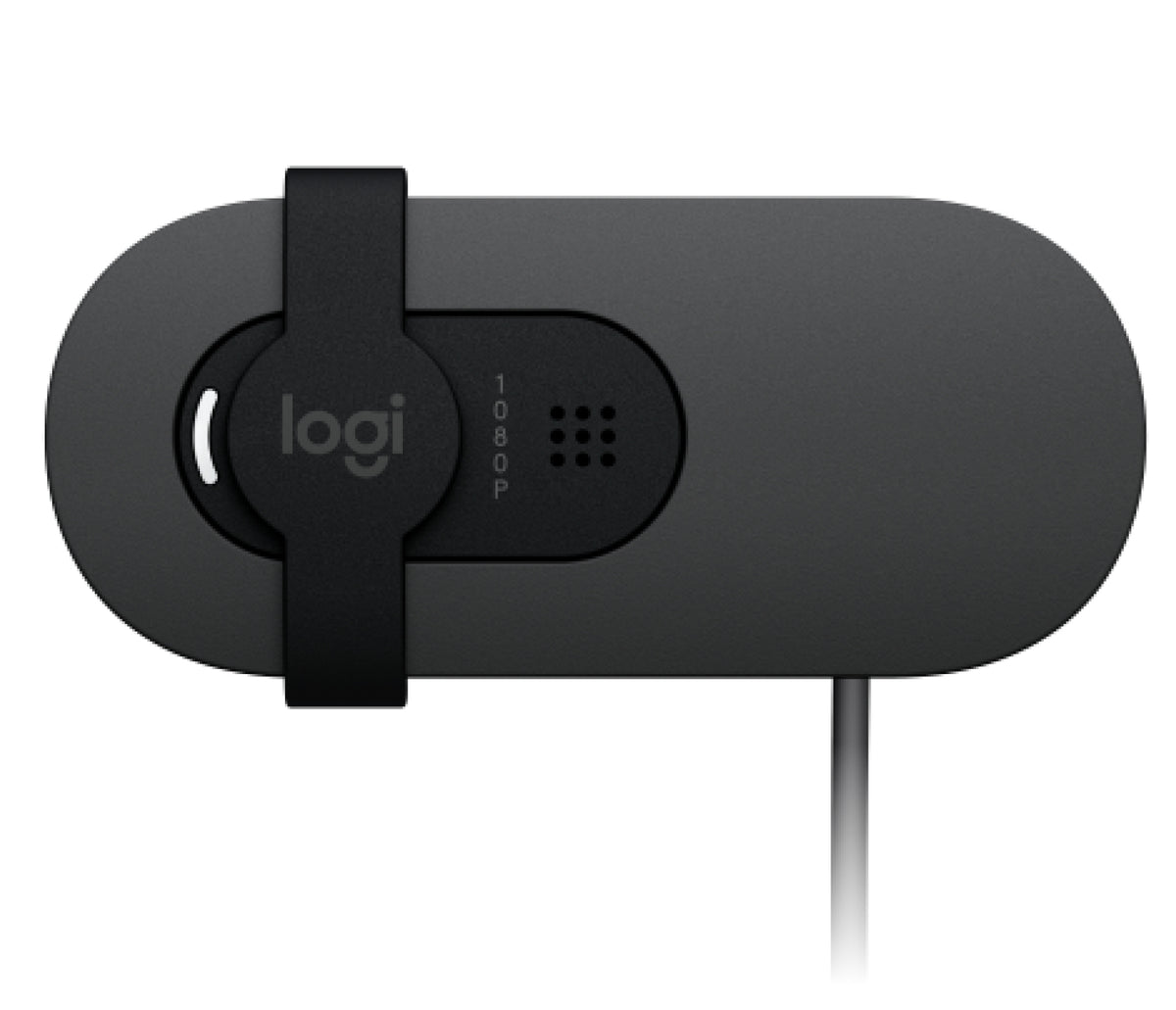 Logitech Brio 100 Webcam – Full HD 1080p, 30 fps, USB, Sichtschutz – Graphit