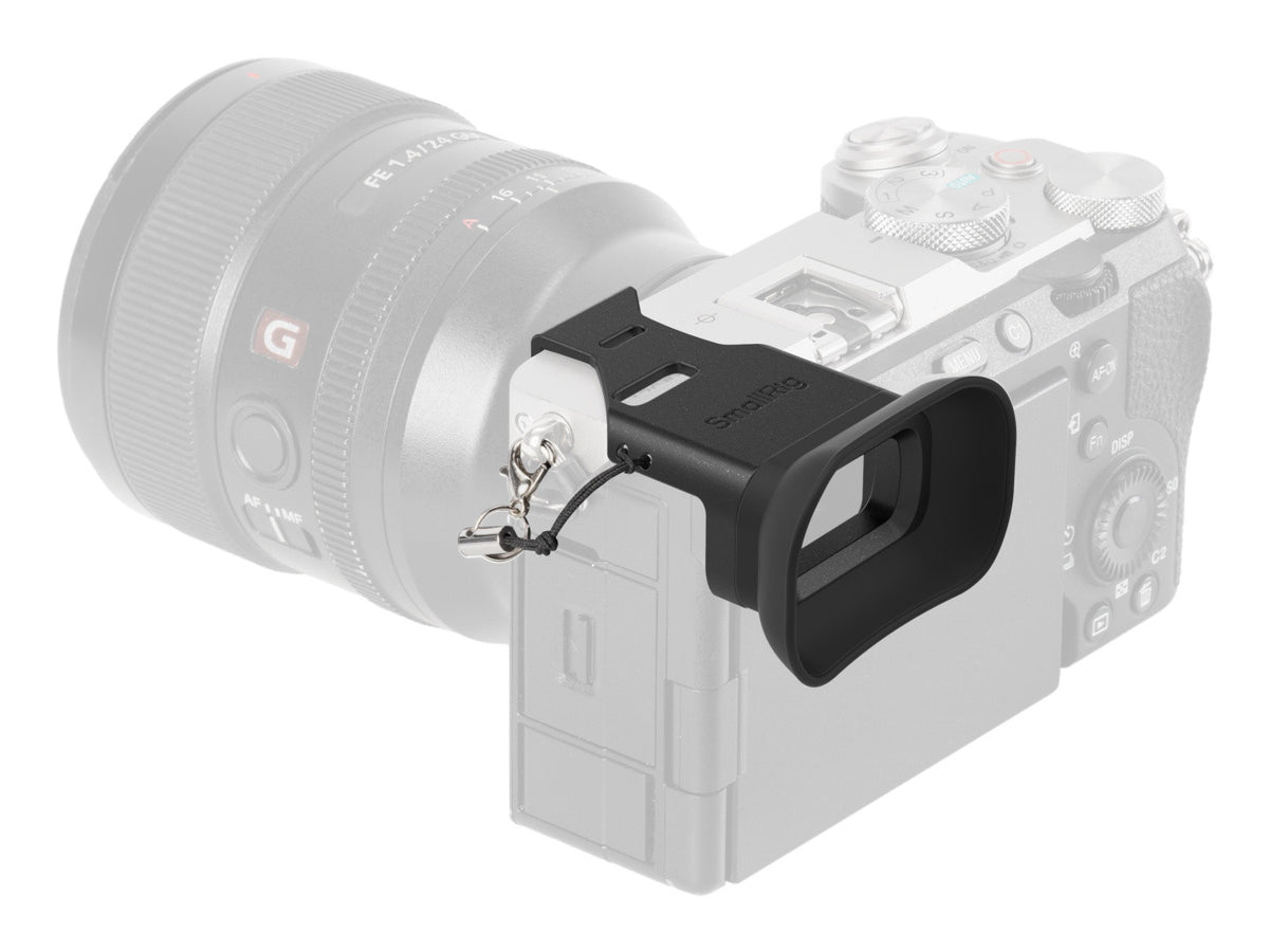 SmallRig 4819 Sucheraugenmuschel – Silikon – für Sony Alpha 7C II, Alpha 7CR – Schwarz