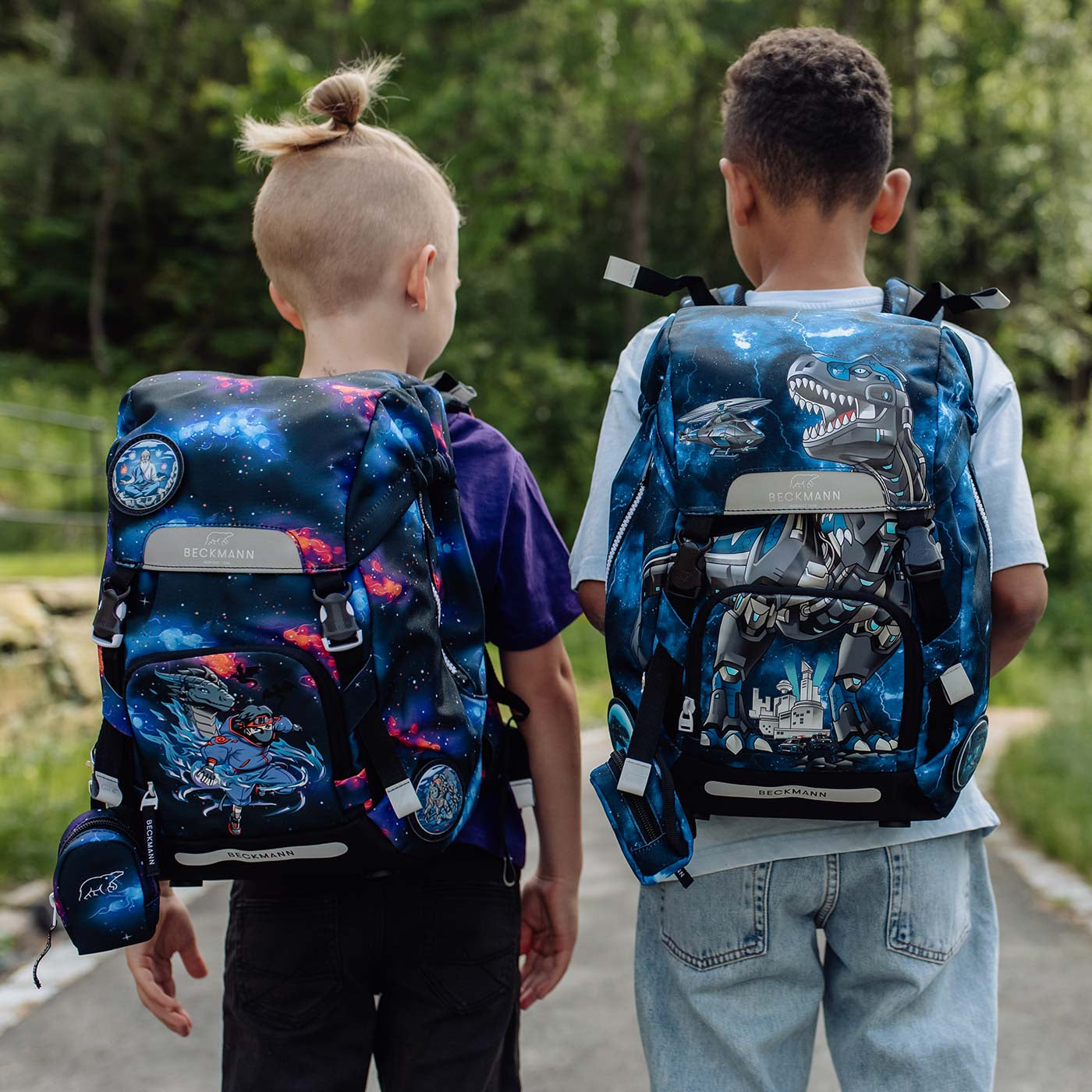 Beckmann Schulrucksack Classic 1st – Tech Rex – 24.0×37.0×25.0 cm