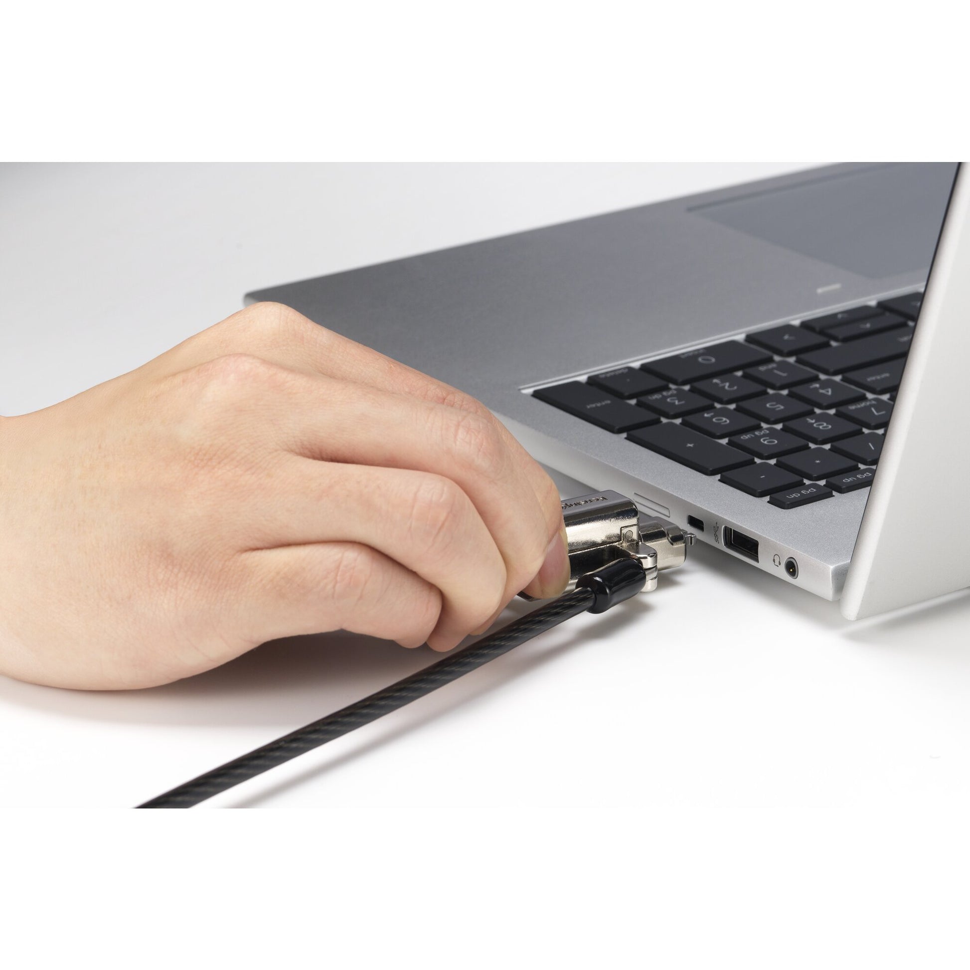 Kensington Laptop-Kabelschloss 1,8 m – mit Schlüssel – Schwarz