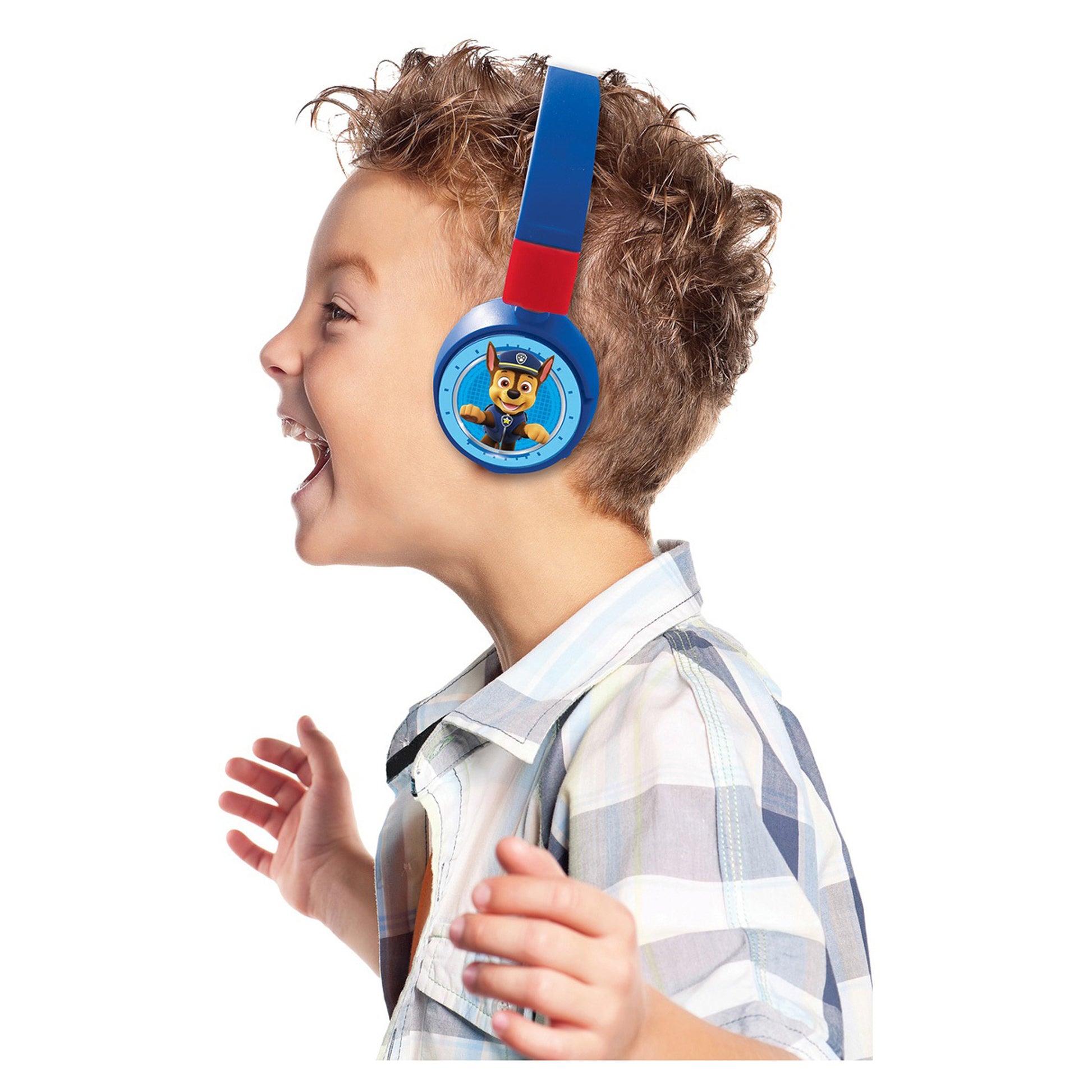 Lexibook Paw Patrol HPBT010PA Kinderkopfhörer – Over-Ear, Stereo, Kabel + BT, 85 dB-Limit, Blau, BT 5.0