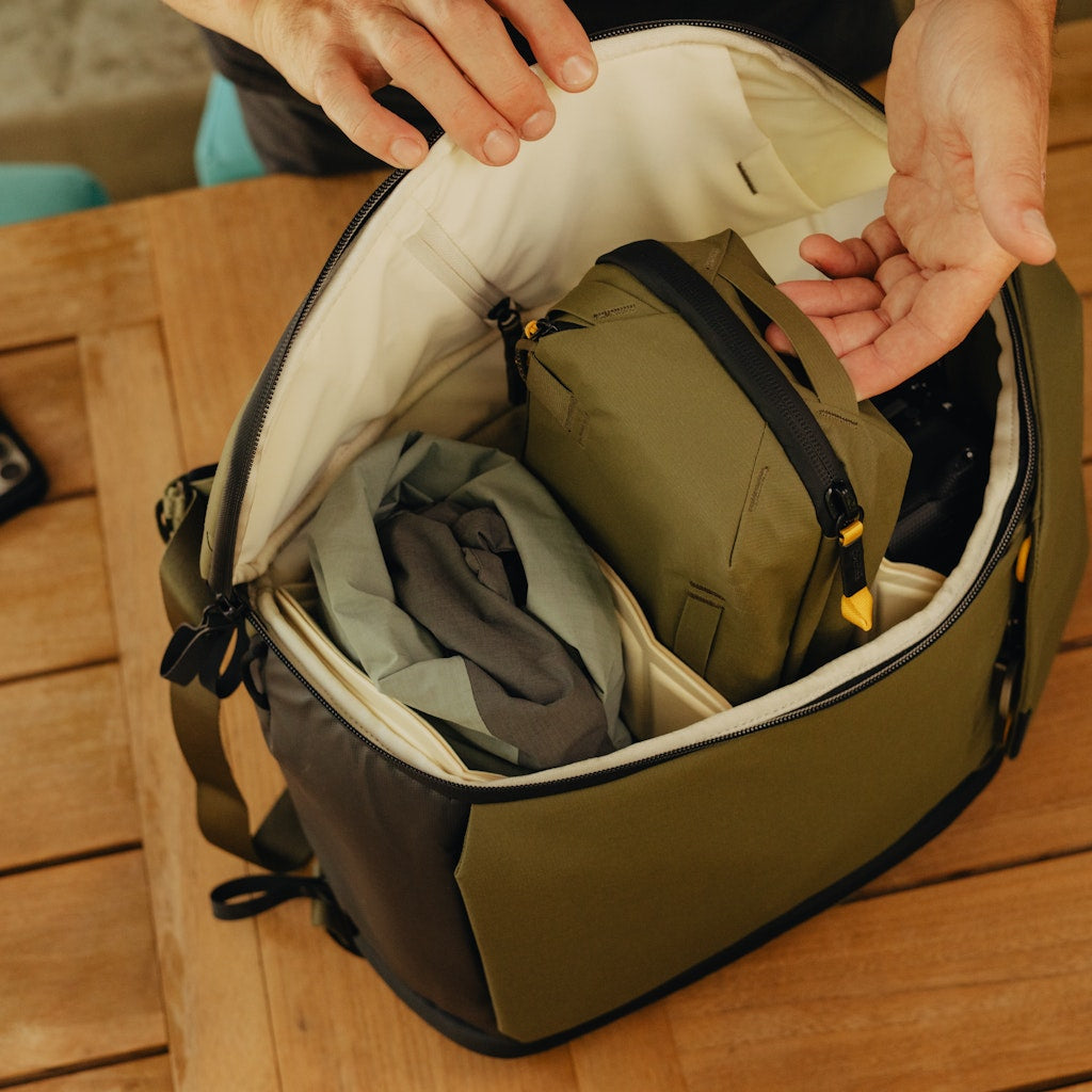 Peak Design Tech Pouch Zubehörtasche – Nylon, 2 l (240 × 150 × 100 mm) – Grün