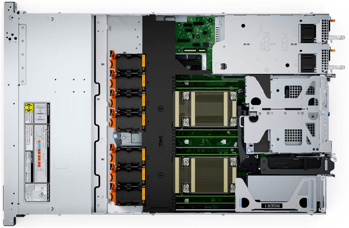 Dell PowerEdge R660Xs SFF – Intel Xeon Silver 4510, 32 GB RAM, 480 GB SSD