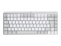 Logitech MX Mech Mini – Tastatur, kabellos, FR-Layout (FR), mechanisch, beleuchtet, Grau – für macOS