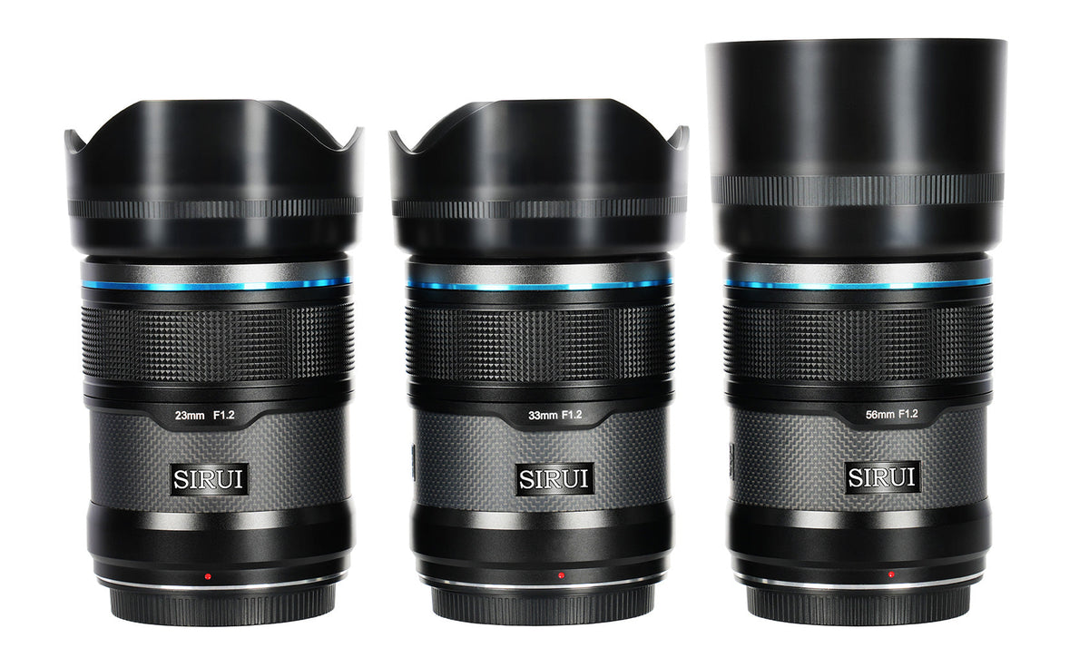 Sirui Sniper Objektivset – 23/33/56 mm f/1.2 AF – für Fujifilm X (APS-C)