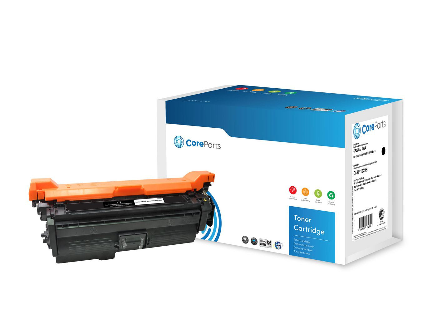 CoreParts CF320A Schwarz Toner – Kompatibel – 11'500 Seiten – für HP LaserJet M651/M680
