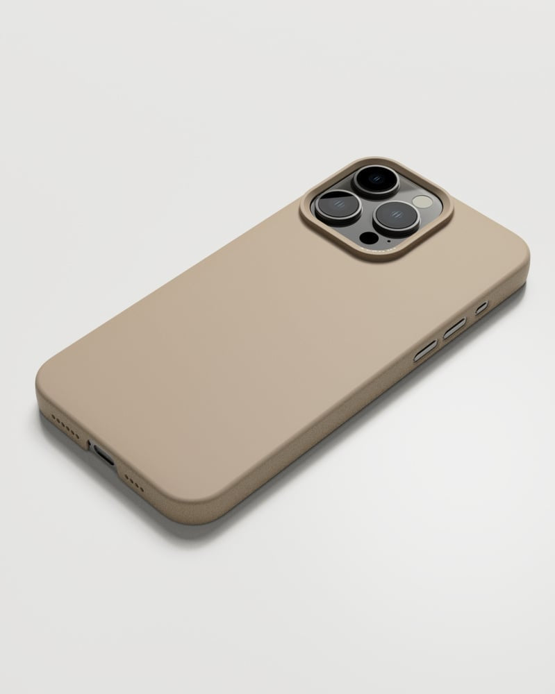 Nudient Thin Case Backcover – für Apple iPhone 15 Pro Max – MagSafe, Kunststoff, Clay Beige