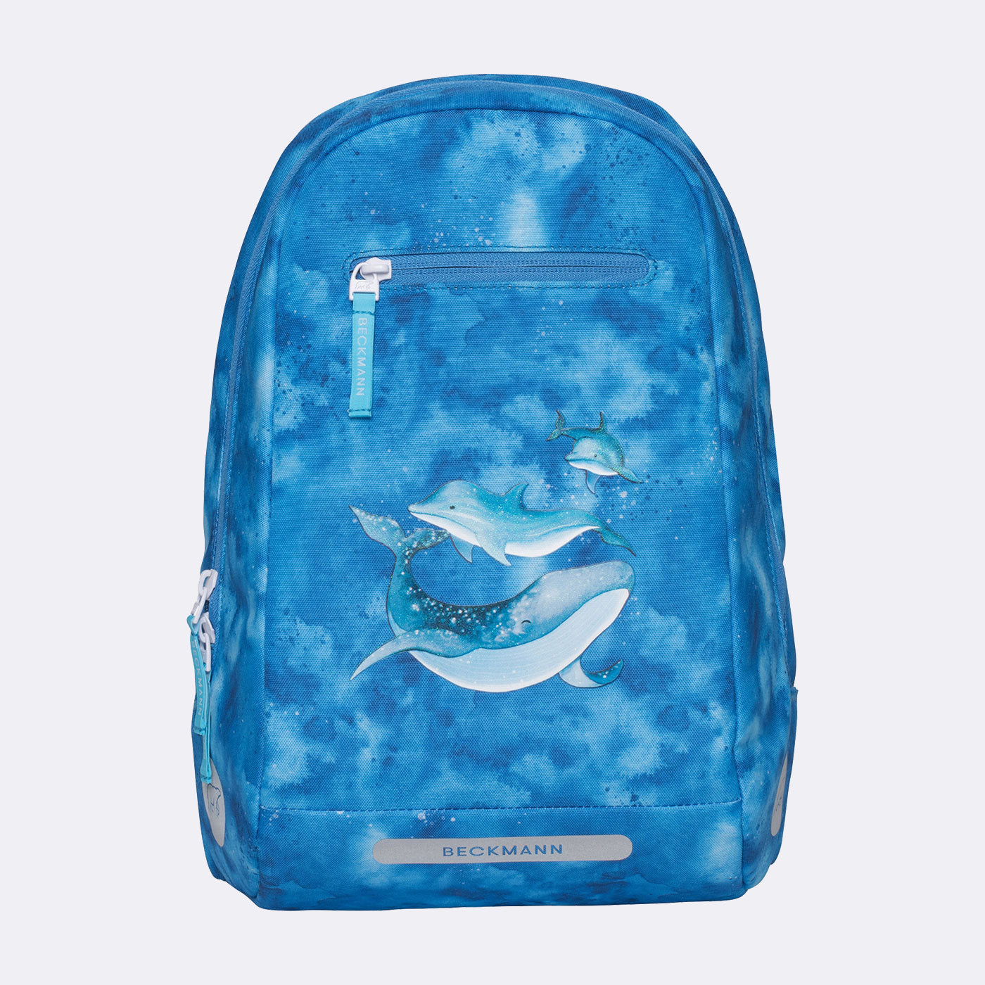 Beckmann Classic – Schulrucksack-Set 6-teilig, Ocean, 22 l, 24×37×25 cm