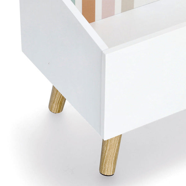 Zeller Present 13538 Rainbow Truhe – MDF/Holz – Mehrfarbig/Weiss – 280 × 520 × 580 mm