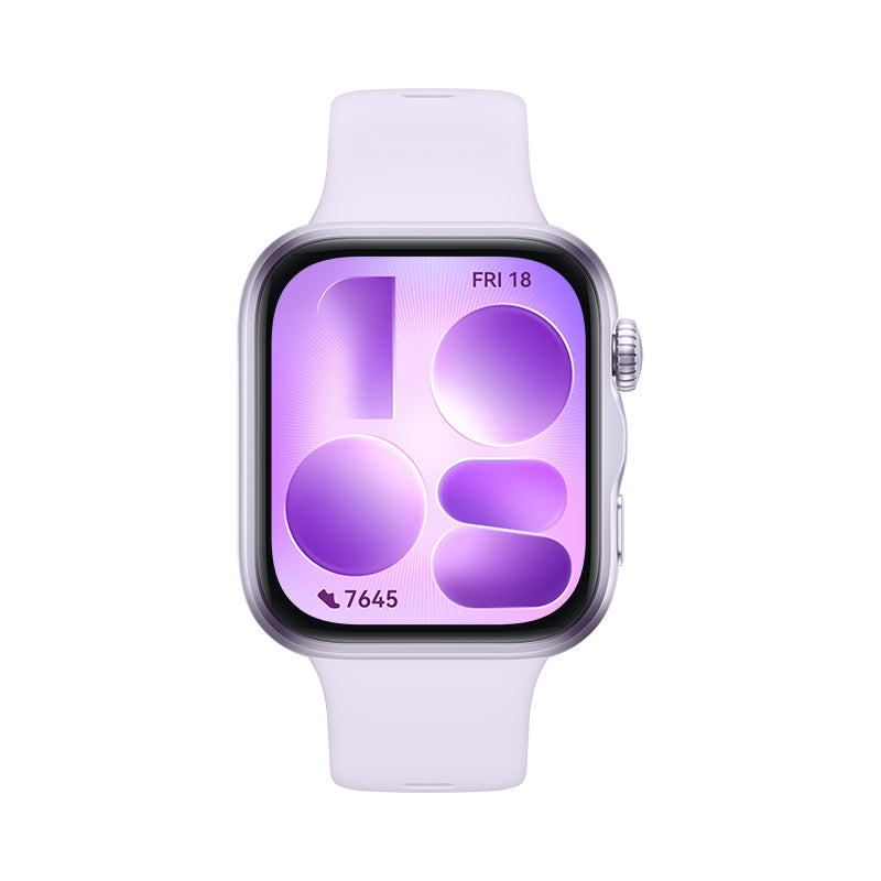 Huawei Watch Fit 5 43 mm GPS – Aluminium Violett, Sportarmband, 50 m, für iPhone