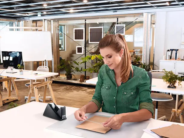 TESA Büro-Klebeband eco & crystal – permanent, Kunststoff, 19 mm × 10 m, 2 Rollen