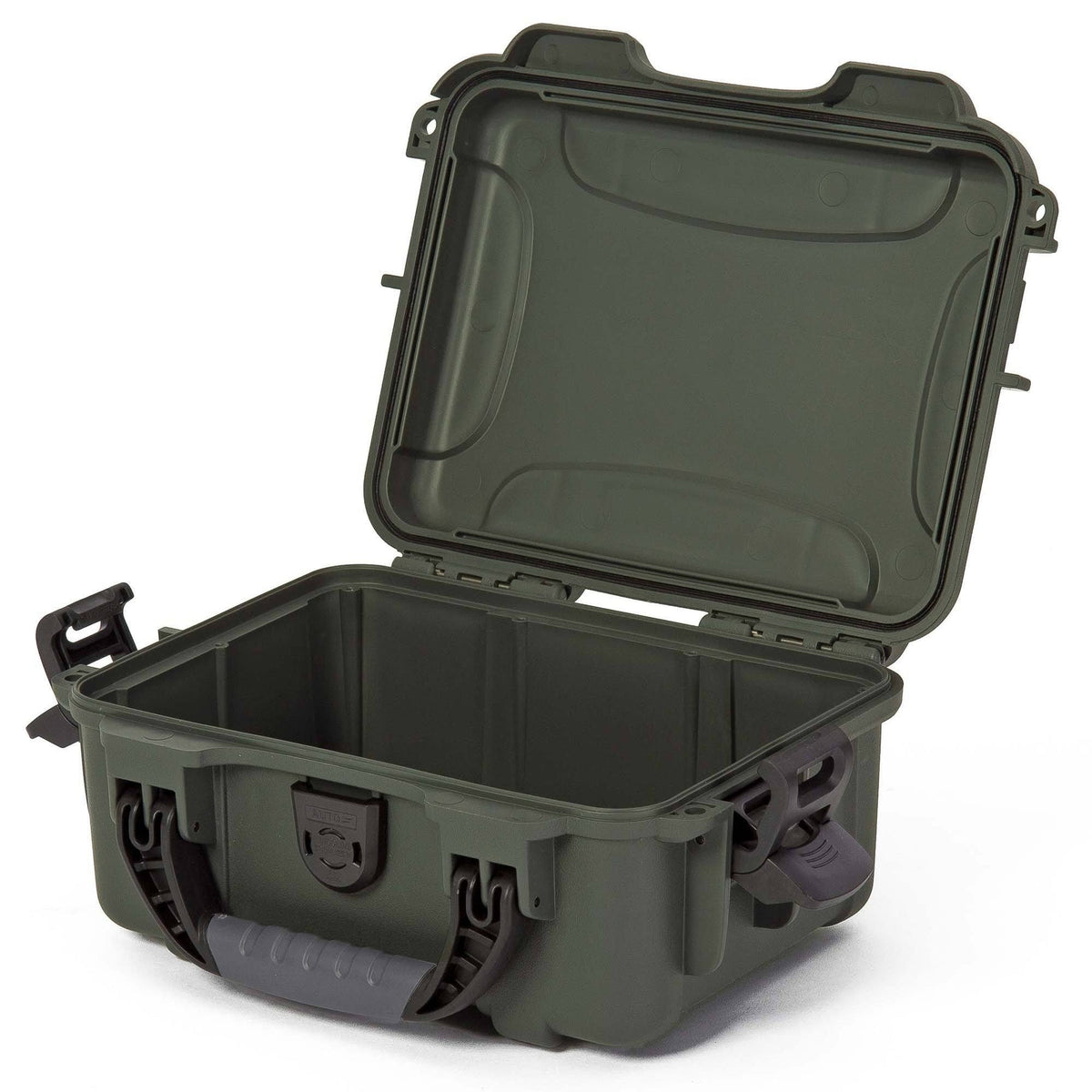Nanuk Aufbewahrungsbox 904, 201 × 259 × 114 mm, Kunststoff, Olivgrün, Stossdämpfend