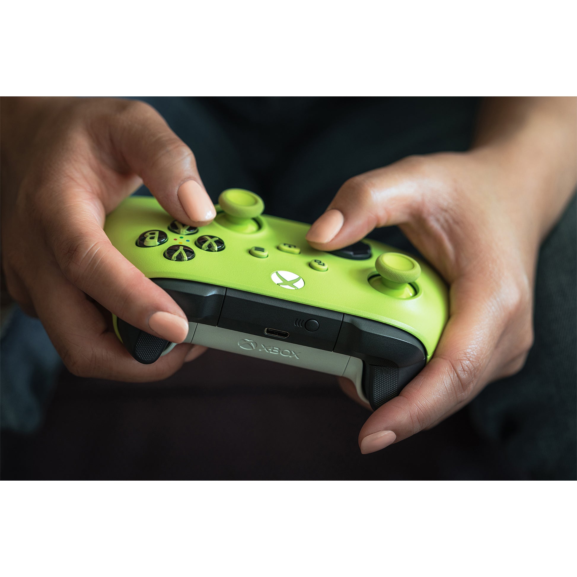 Microsoft Xbox Wireless Controller Electric Volt – Gamepad – Bluetooth, USB-C, für Xbox & PC – Grün