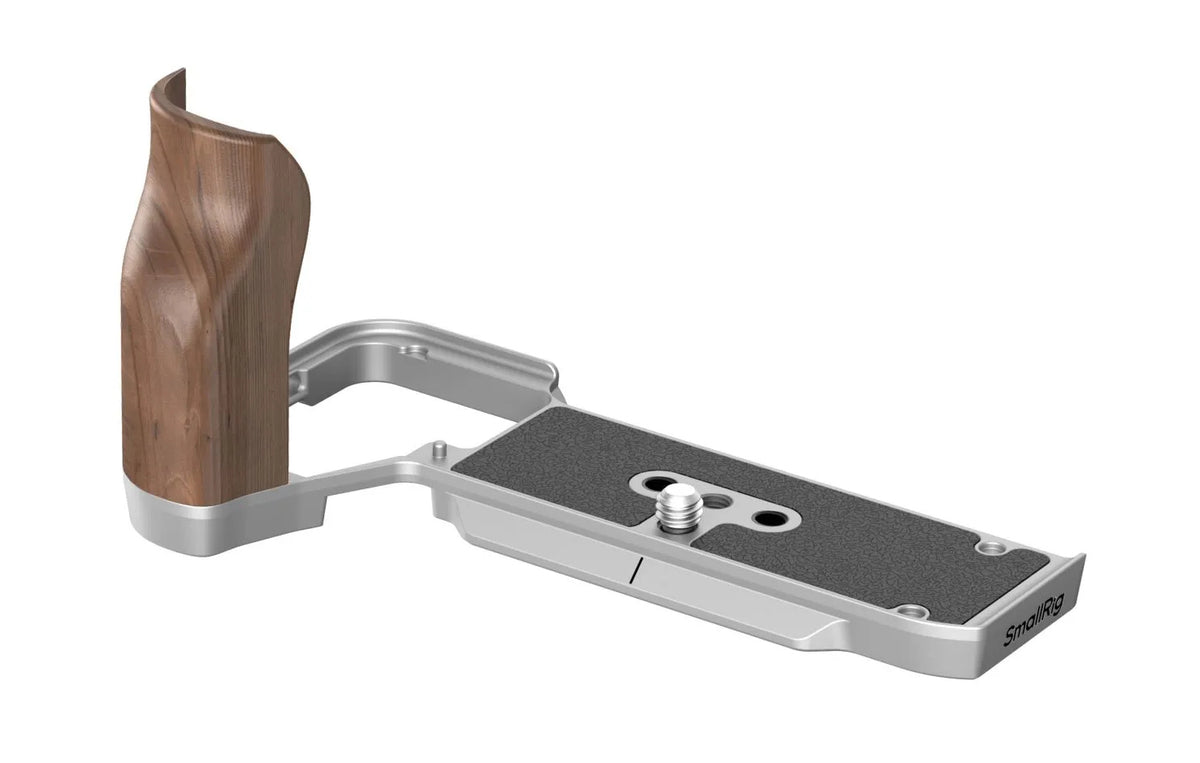 SmallRig 4796 L-Form Montageplatte – Aluminium/Holz, 125,4 × 60,1 × 69 mm – für Sony Alpha 7C II, Alpha 7CR