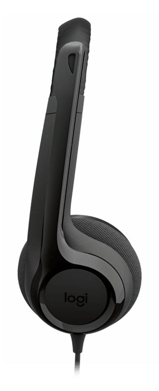 Logitech H390 Office-Headset – On-Ear, Stereo, Kabel (USB-A), Schwarz