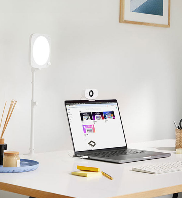 Elgato 10ABA9901 – Klemme für Key Light Neo, Weiss