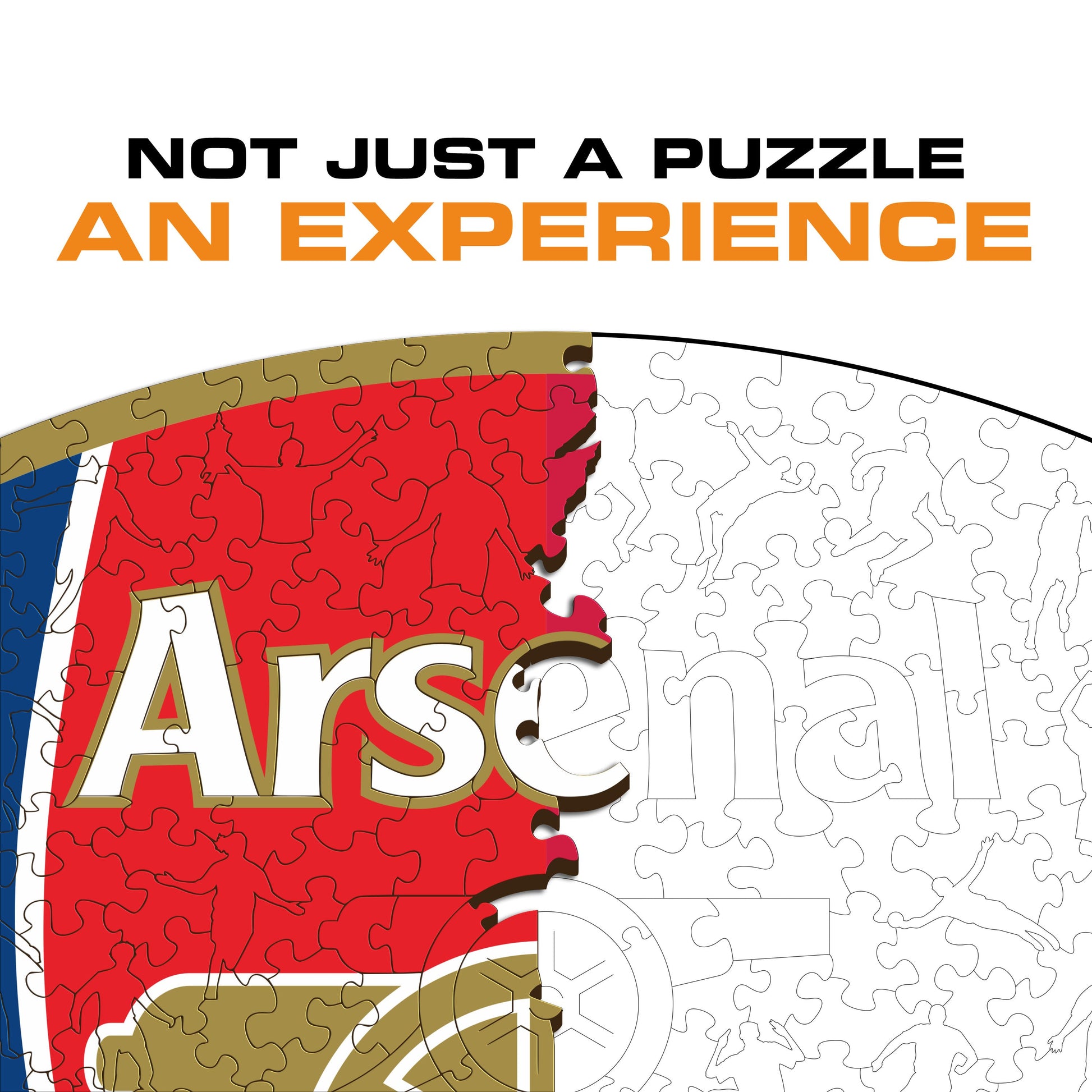 Iconic Puzzles Arsenal FC - Logo – Logikspiel, ab 10 Jahren