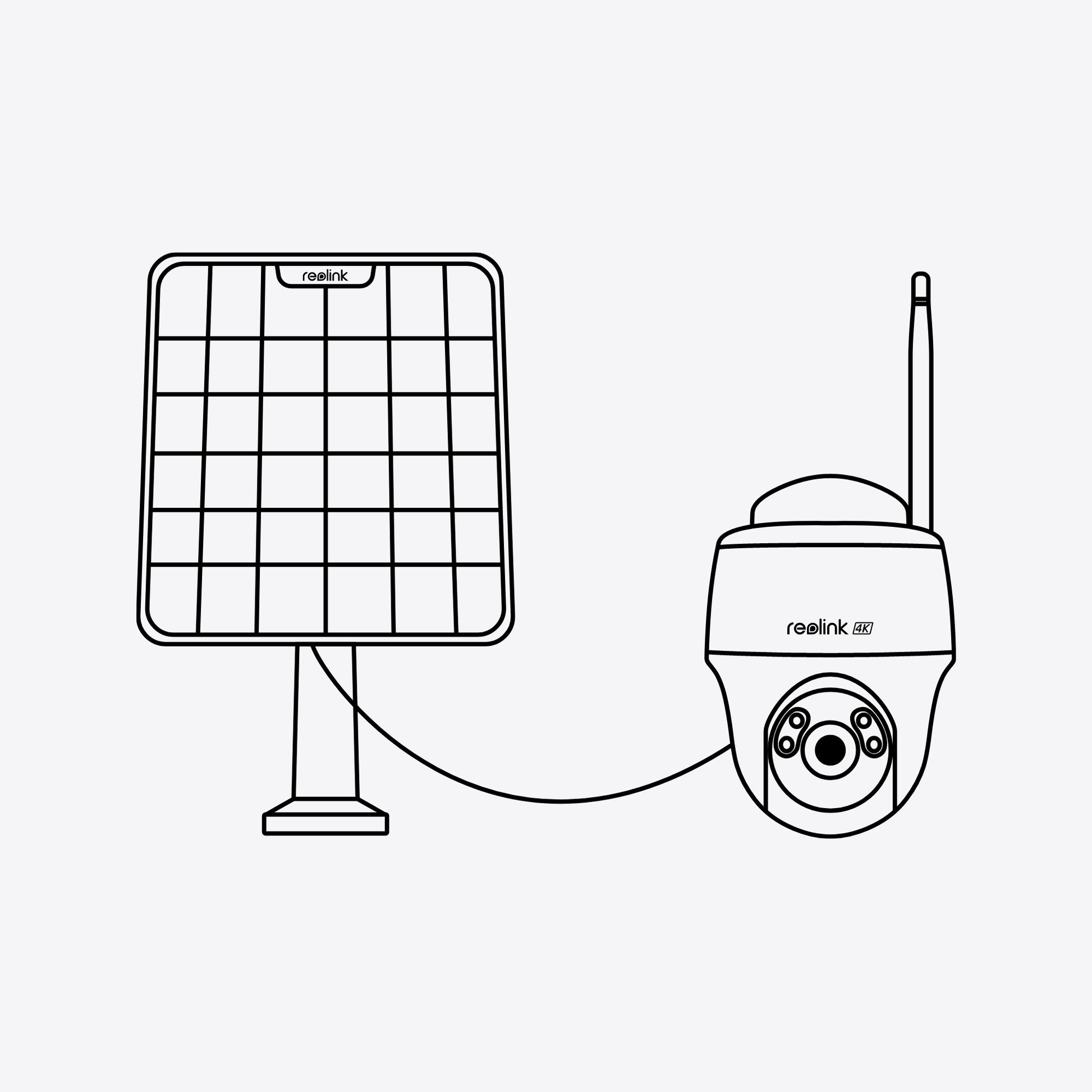 Reolink G430 PTZ – 4MP – 2,8 mm – 4G/LTE – IP64