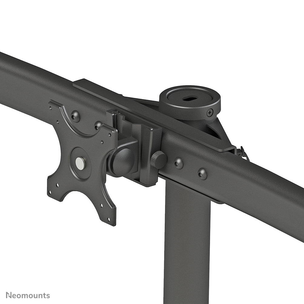 Neomounts FPMA D700D3 – Monitorarm, Dreifach, Tischklemme, bis 27", VESA 75 × 75/100 × 100 mm, 8 kg, Schwarz