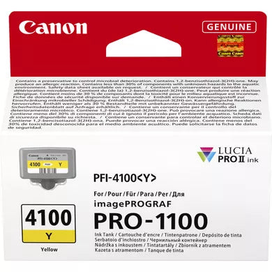 Canon Tintenpatrone PFI-4100, Gelb – für imagePROGRAF PRO-4100