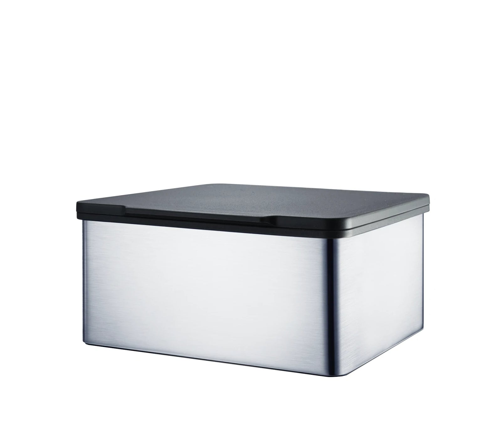 Blomus Kosmetiktuchbox Mento – 15×13×7 cm, Edelstahl, Tisch, Silber matt