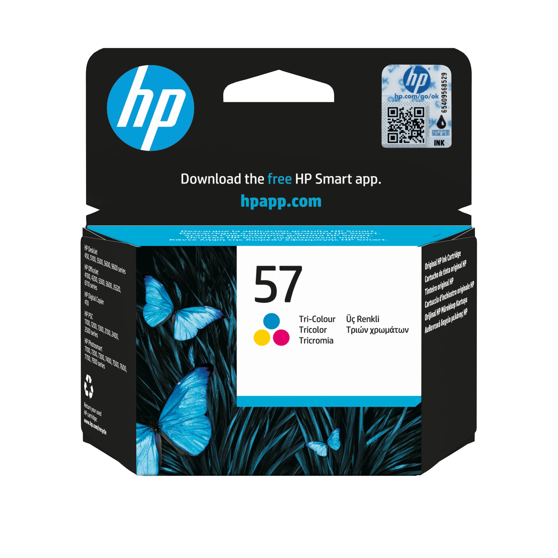HP 57 Tri-Color Original – Farbstofftinte, XL-Ausbeute