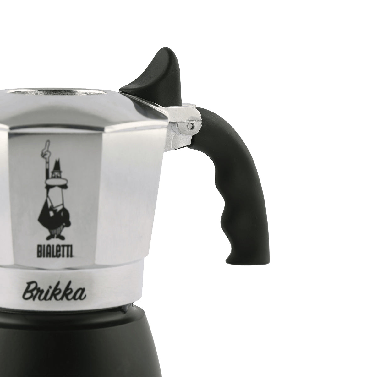 Bialetti New Brikka French Press / Kaffeebereiter – für Elektroherde, 0,1 l, 2 Tassen, Aluminium