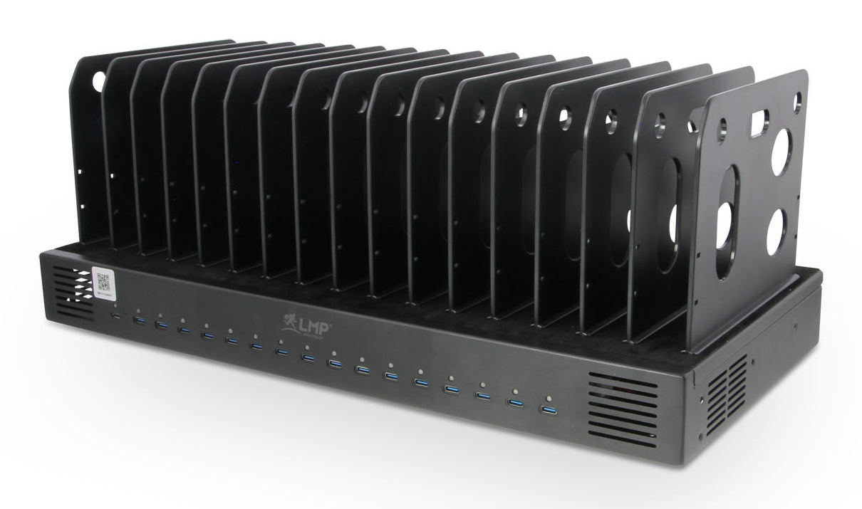 LMP SmartCharge 1000 HKC Ladestation – 1000 W, 16×, mit Halterung – für iPad, iPhone