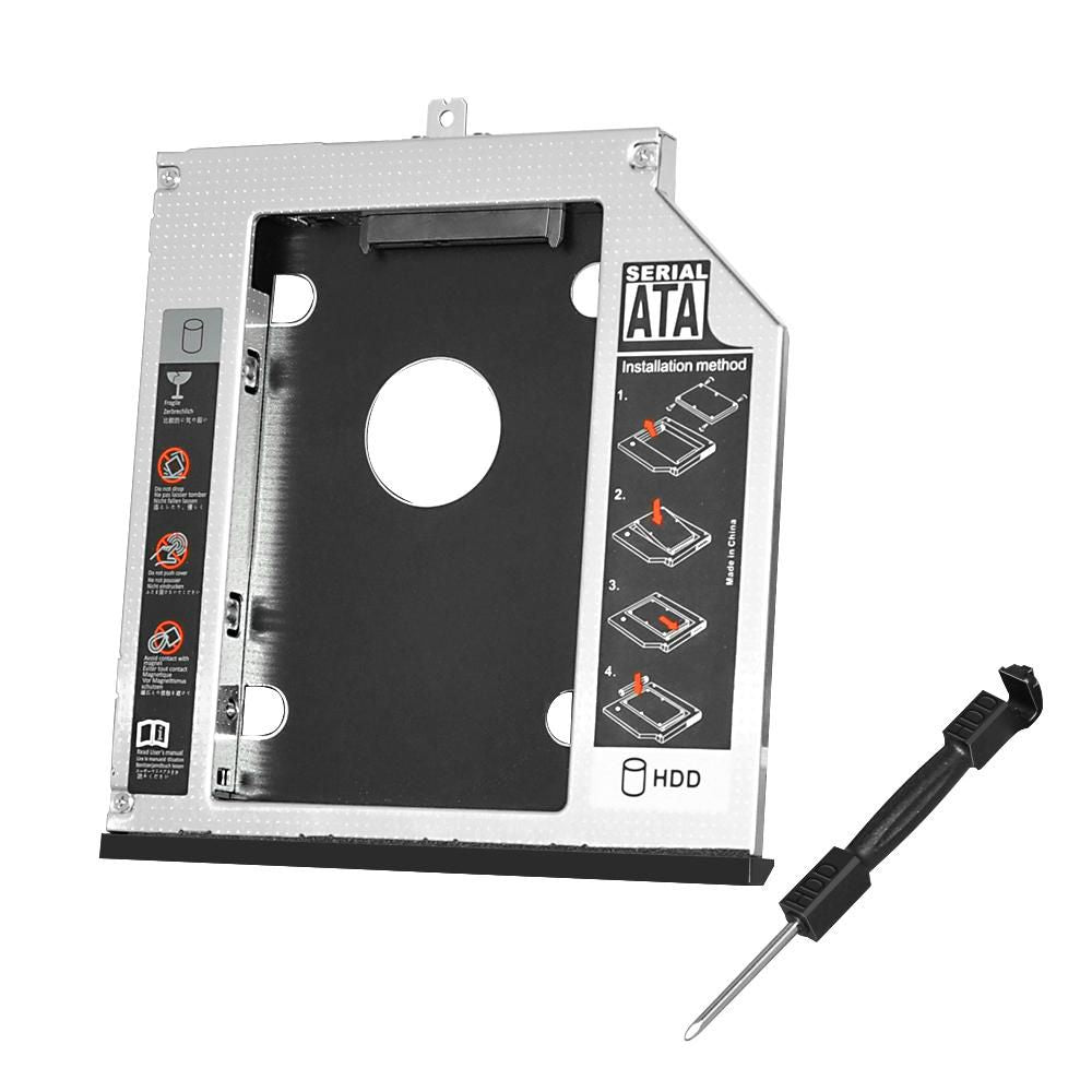 CoreParts 2. Einschub HDD/SSD-Caddy 9,5 mm – Schwarz