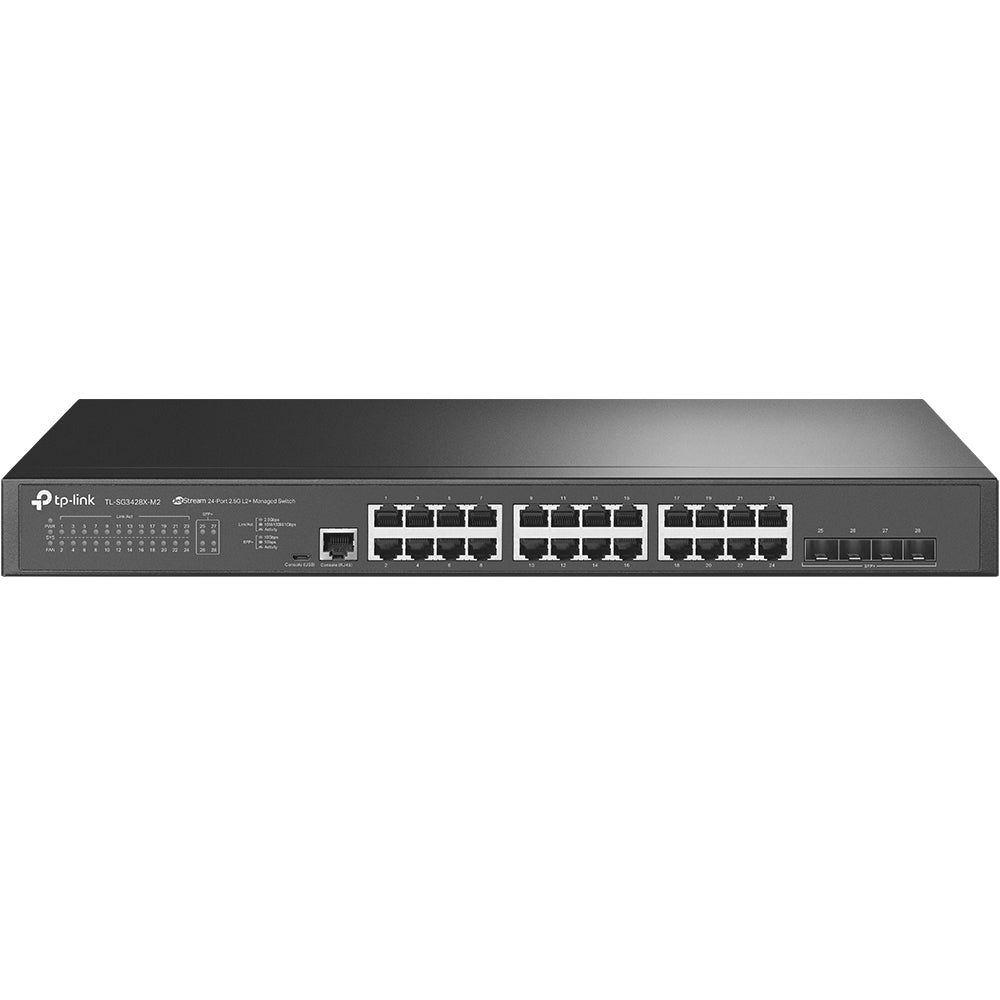 TP-Link SG3428X-M – Managed Switch – 24×2.5G, 4×SFP+, L2+, 1U