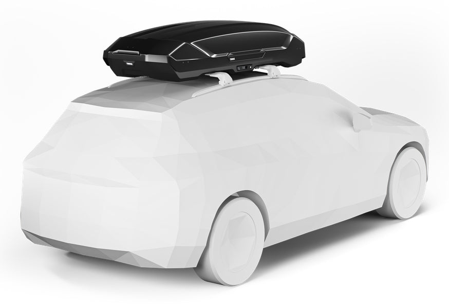 Thule Motion 3 XXL – Dachbox, 600 l, Schwarz glänzend, 92 × 46 × 232 cm