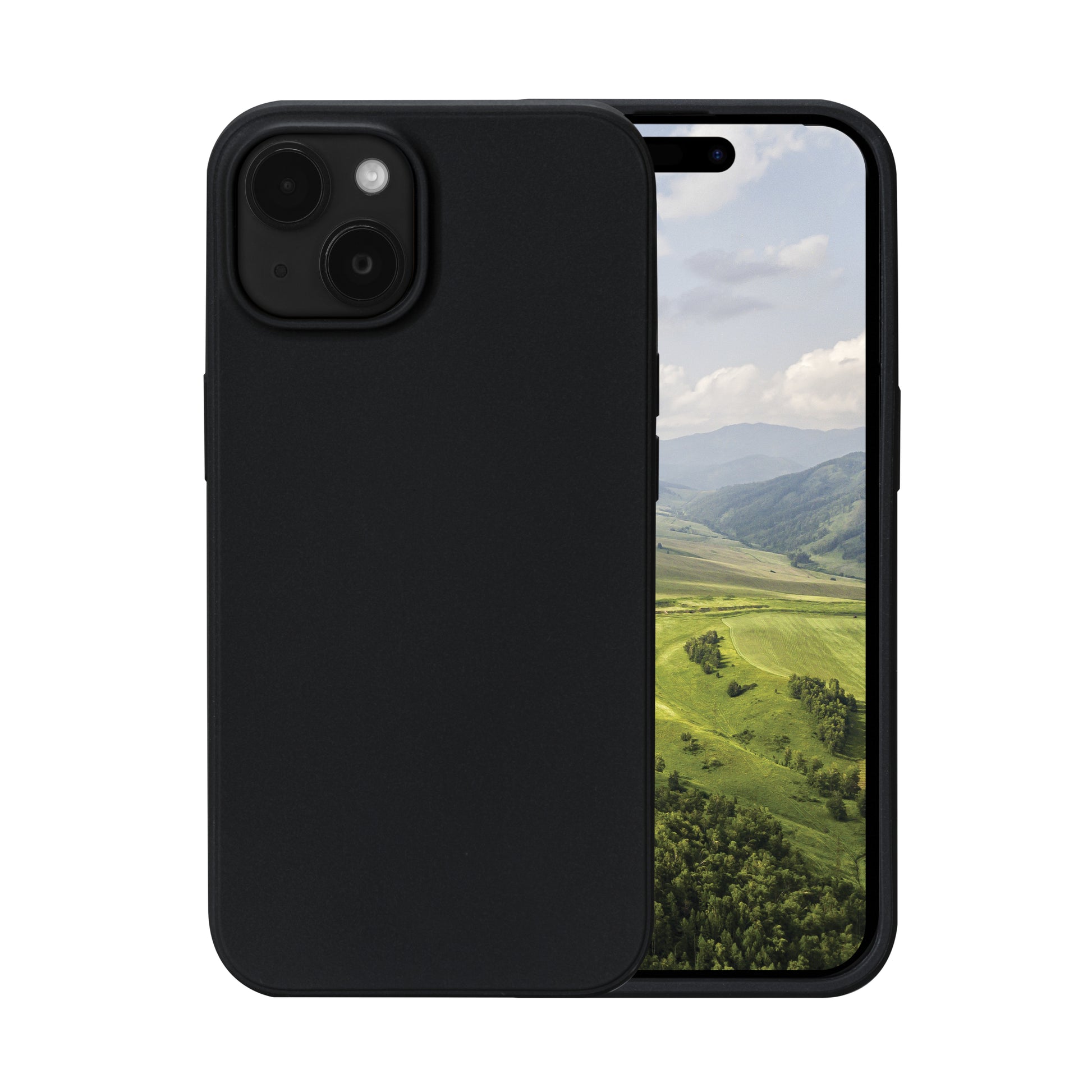 dbramante1928 Backcover – für Apple iPhone 15 Plus – schwarz – Recycling-Kunststoff