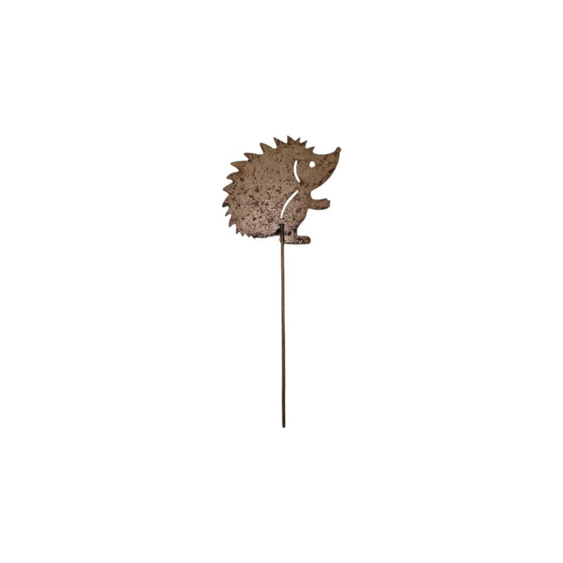 CHALET Gartenstecker – H 32 cm – Metall, braun, 1 Stück