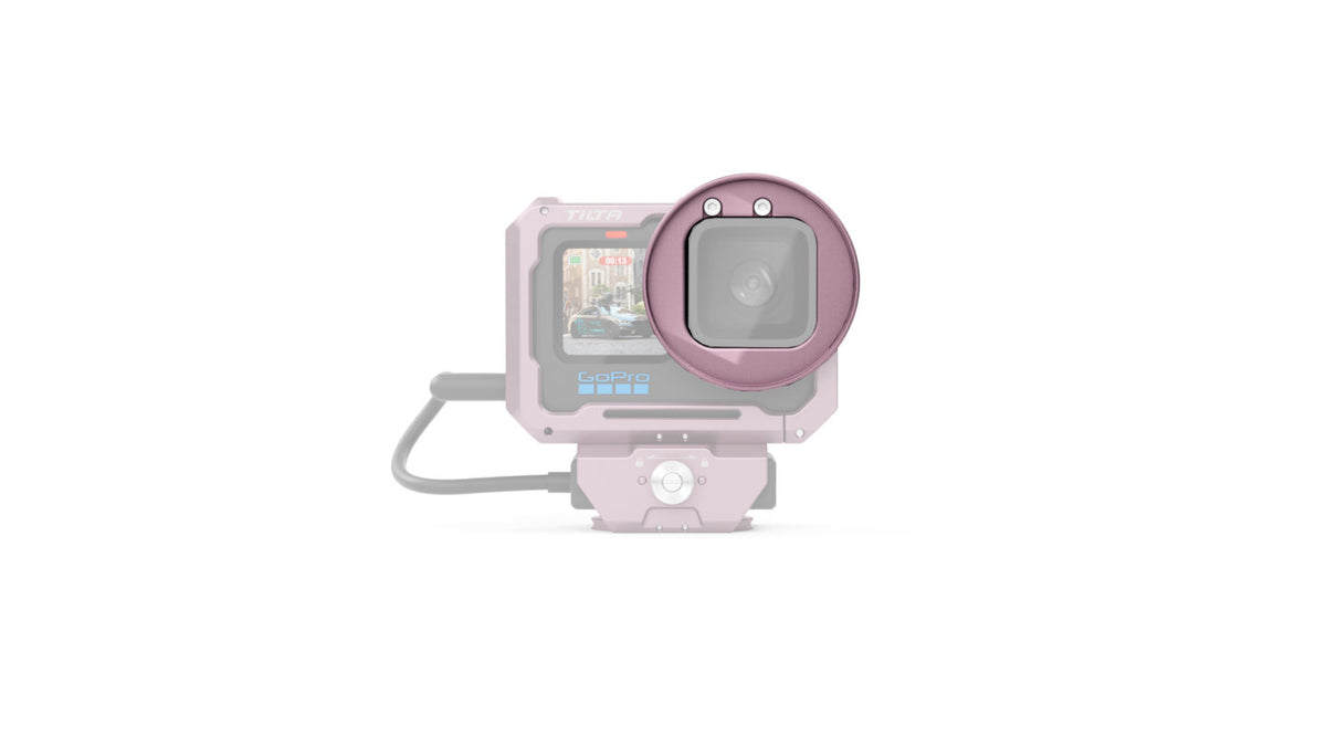 Tilta TA-T42-52-P Filterhalter-Adapterring – 52 mm – für GoPro HERO11 – Pink