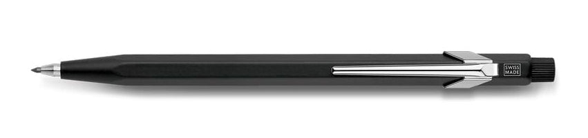 Caran d-Ache Caran d'Ache Fixpencil 22 Fallminenstift – 2 mm – Aluminium – Schwarz – Mit Spitzer