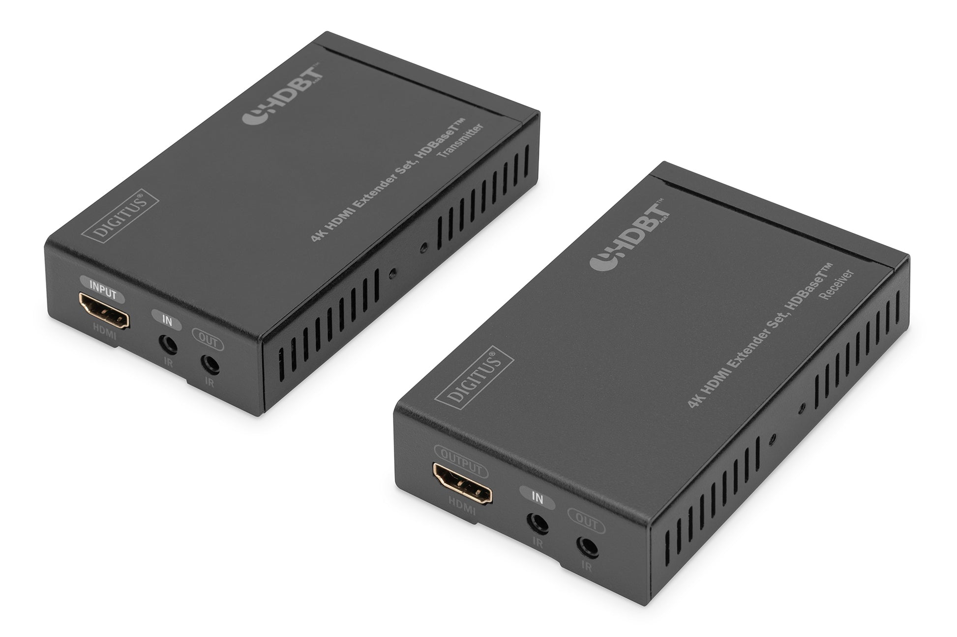 Digitus DS-55500 – HDMI-Extender-Set – 4K UHD, HDBaseT, HDMI, 40 m – Schwarz