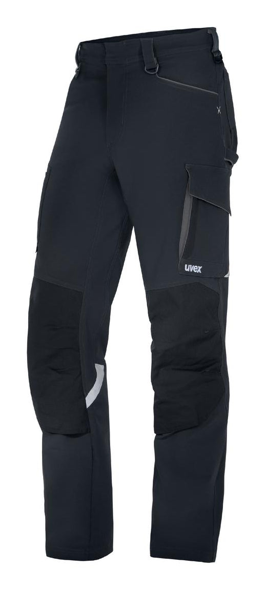 Uvex Cargohose suXXeed craft – Grösse 66 – Graphit, Elasthan, Polyester, 4-Wege-Stretch, Knieverstärkung