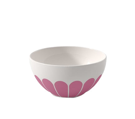 Villeroy & Boch Fleur Cassis Müslischale – Porzellan, Rosa, Rund, 6 Stück