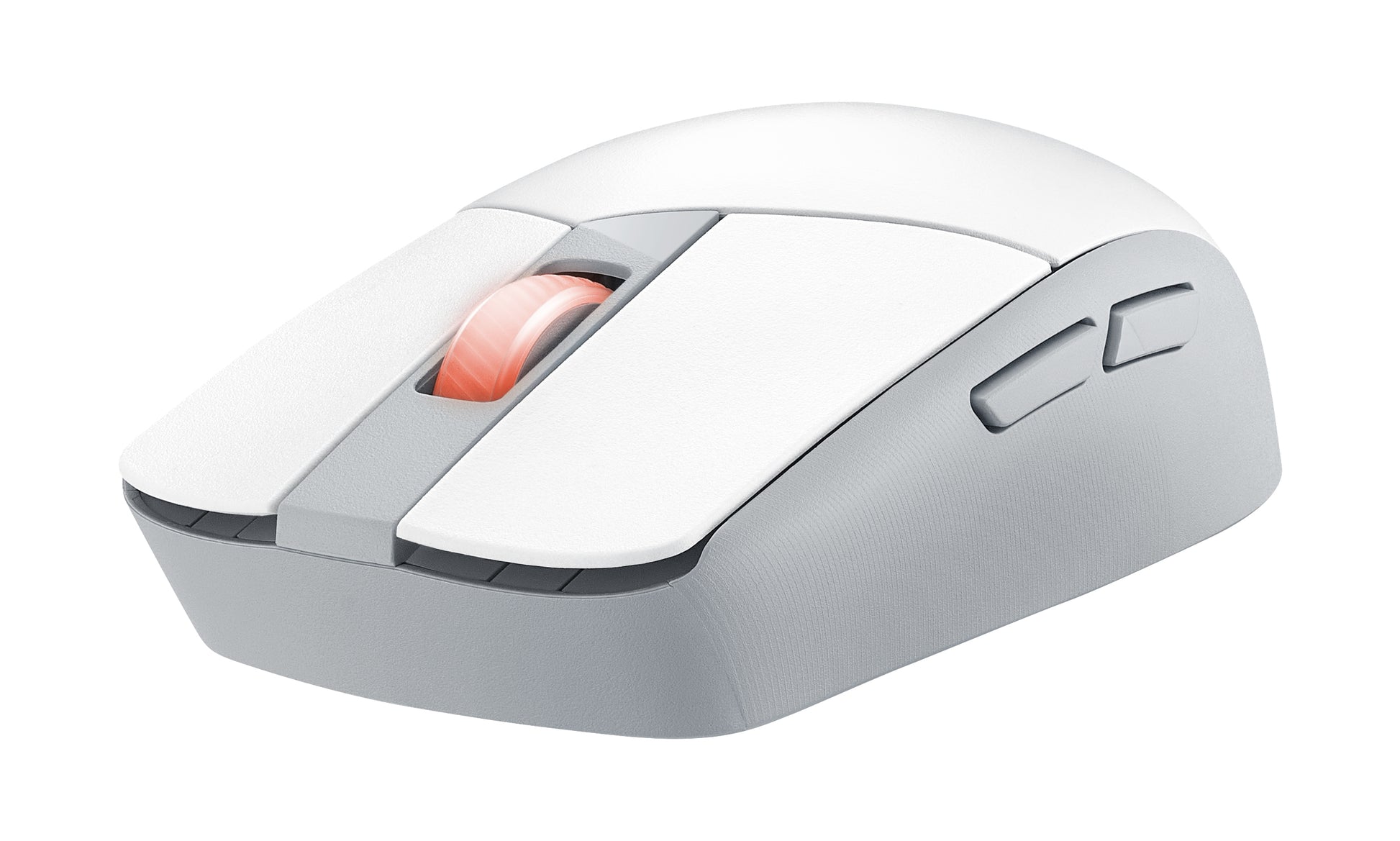 ASUS ROG Strix Impact III Wireless – Gaming-Maus – Kabellos (Bluetooth/2,4 GHz), 36000 DPI, beidhändig, Weiss
