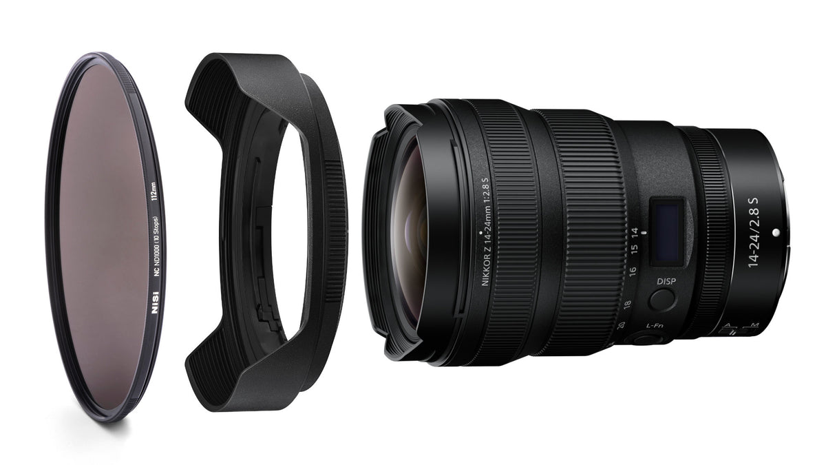 NiSi Natural ND1000 Graufilter – 112 mm, 10 Blenden, doppelseitig beschichtet – für Nikon Z 14–24mm f/2.8S