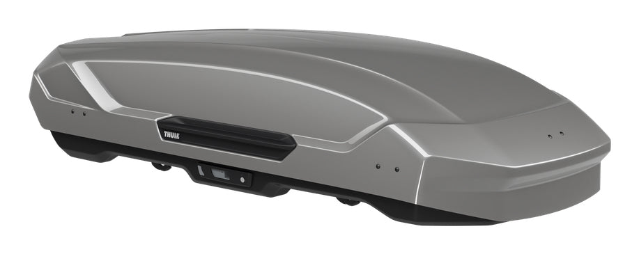 Thule Harte Dachbox Motion 3 L – 450 l, bis 75 kg, mit Schloss, für Ein-Schlüsselsystem – Titan